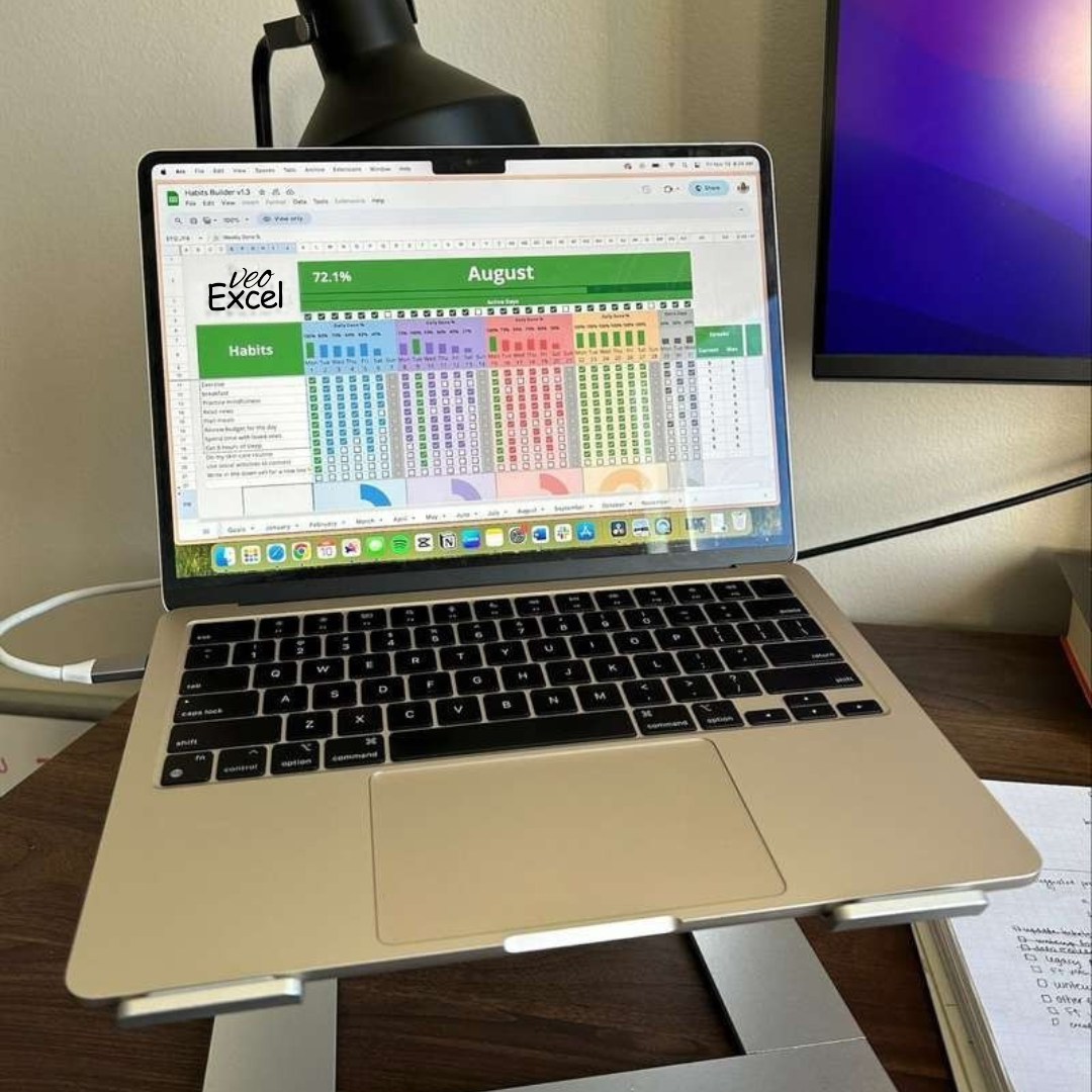 Tracker de Hábitos 2026|  Google Sheets | Acceso para siempre