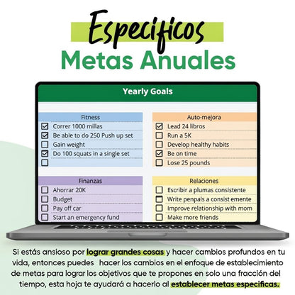 Tracker de Hábitos 2026|  Google Sheets | Acceso para siempre